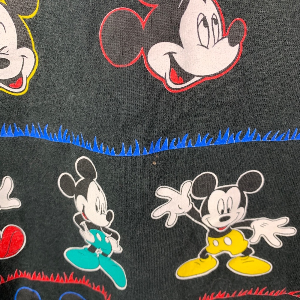 Vintage Disney Mickey Shirt Jerry Leigh Single Stitch - Picture 4 of 4